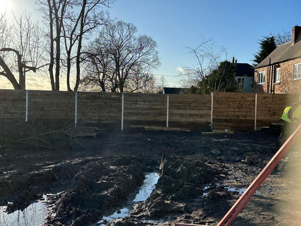 Foundations & retaining posts