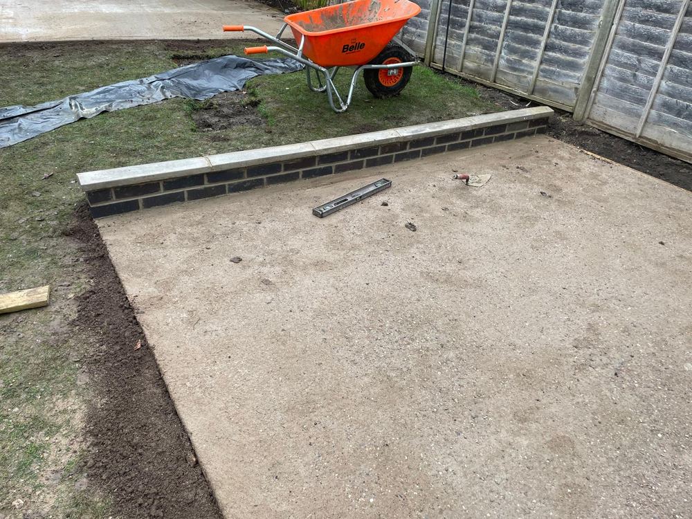 Concrete base / slab