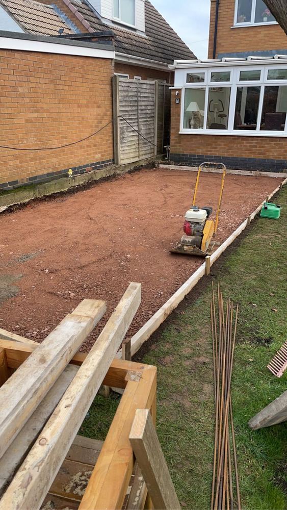 Garden landscaping & sleepers
