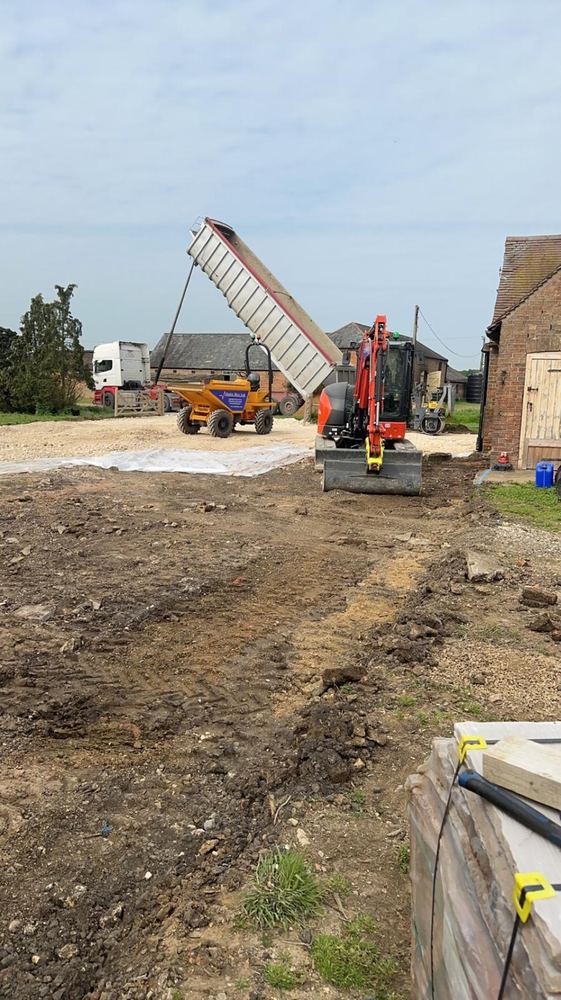Site groundworks & muck-away
